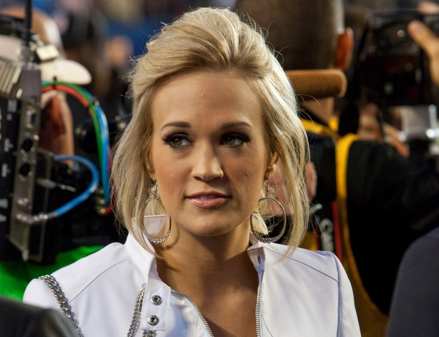 Carrie Underwood at Super Bowl - 2010