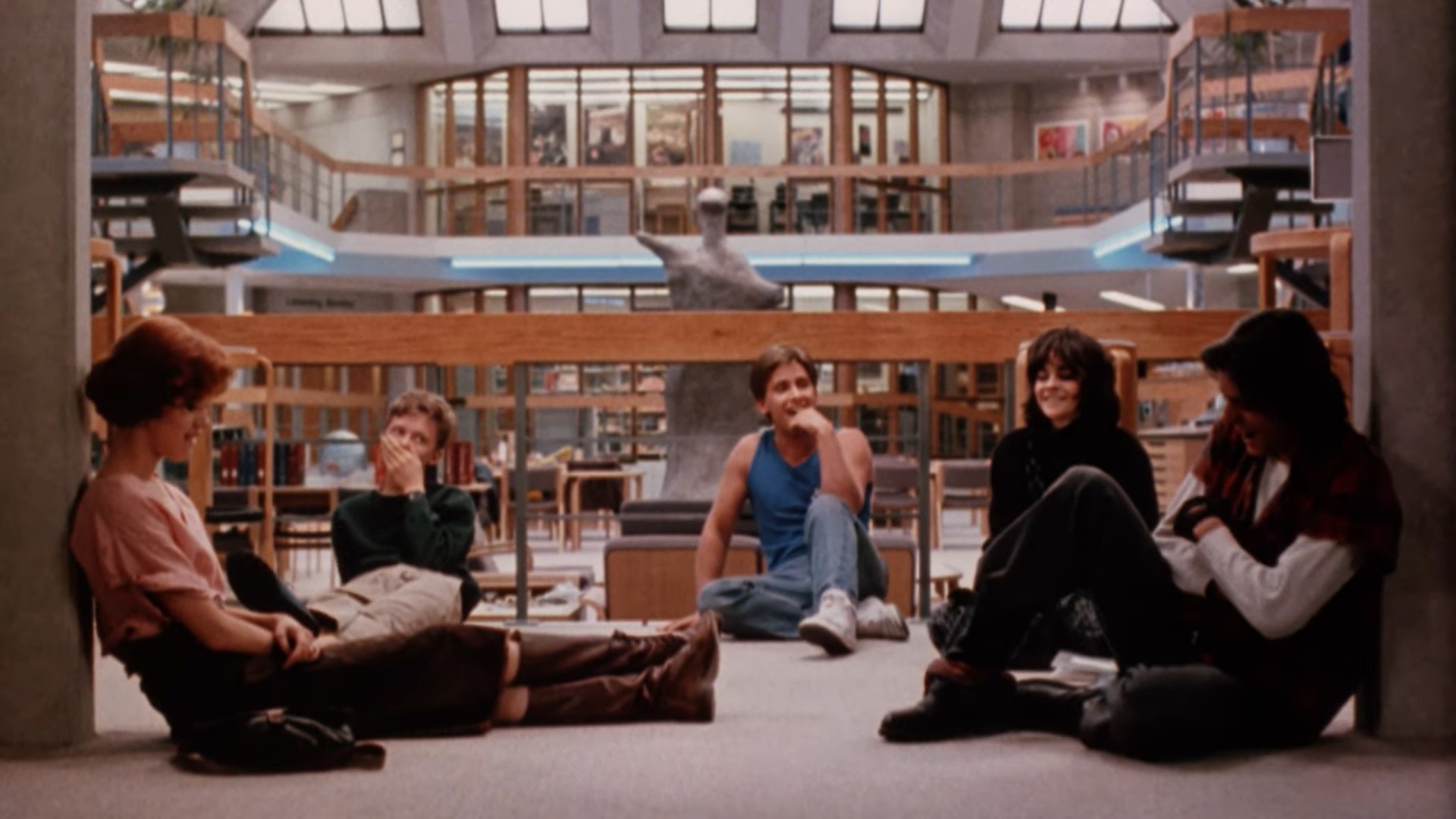 Screenshot from the movie The Breakfast Club (1985)