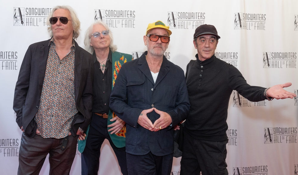 R.E.M. band members Peter Buck, Mike Mills, Michael Stipe and Bill Berry attend 2024 Songwriters Hall of Fame Induction