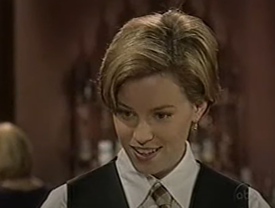 Screenshot of Elizabeth Banks (Rosalie) from - All My Children (1970-2011)
