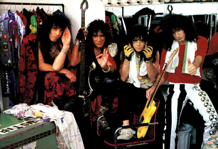 Kiss 15 anniversary ad in Billboard magazine.