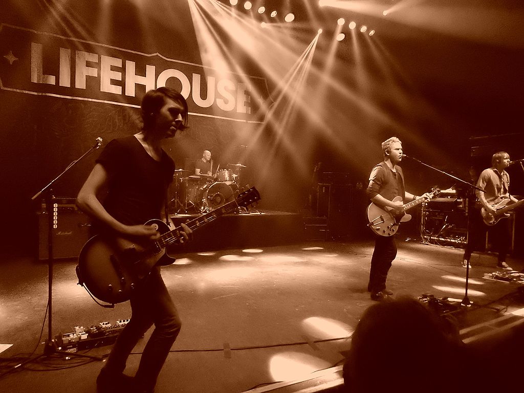 Lifehouse performing at Shepherds Bush Empire, London