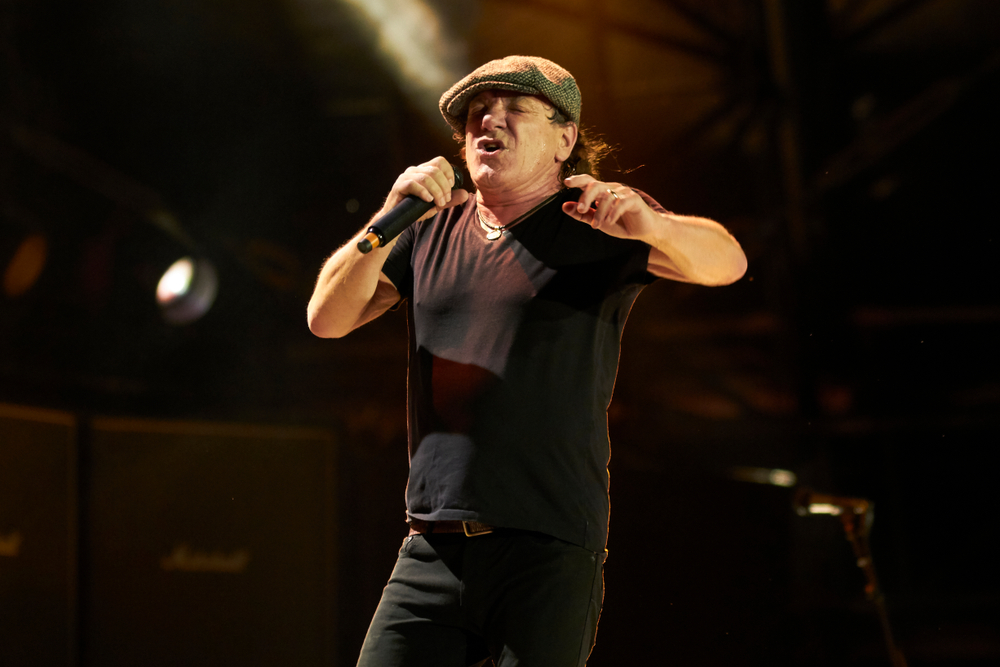 Live Concert of AC/DC at Stadium Vicente Calderon, Madrid, Spain