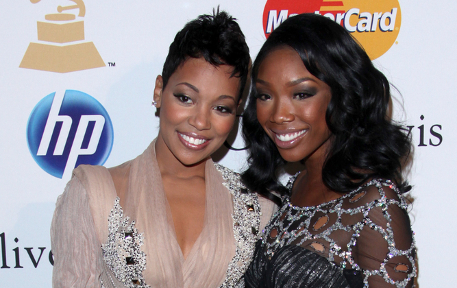 Monica and Brandy Norwood