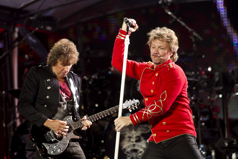 American Hard Rock Band Bon Jovi performs at the “Open Air 2011 Tour