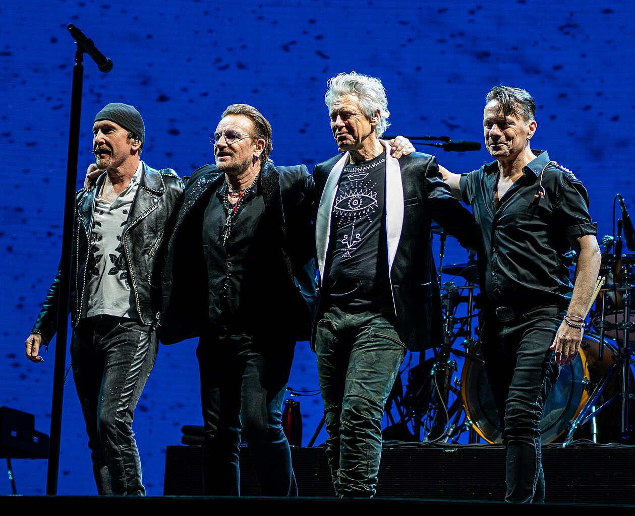 Irish rock band U2 performing at Sydney Cricket Grounds in Sydney, Australia