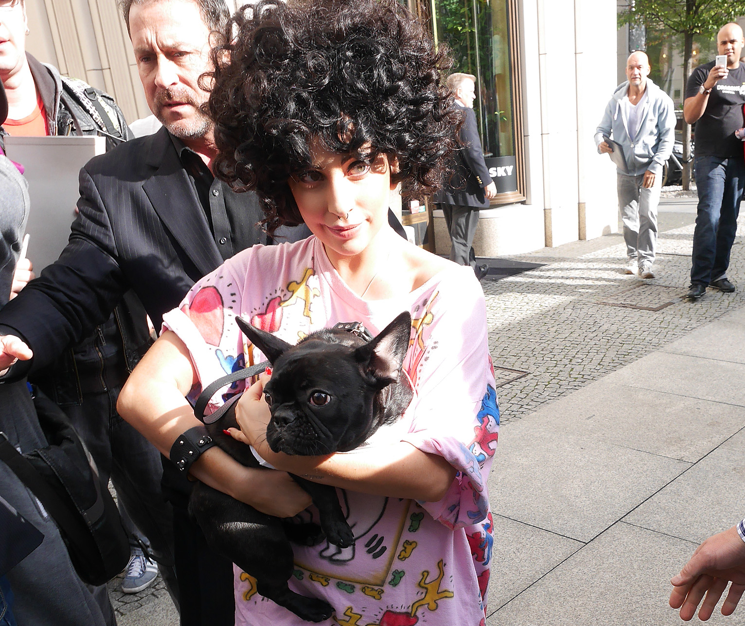 lady gaga and her dog