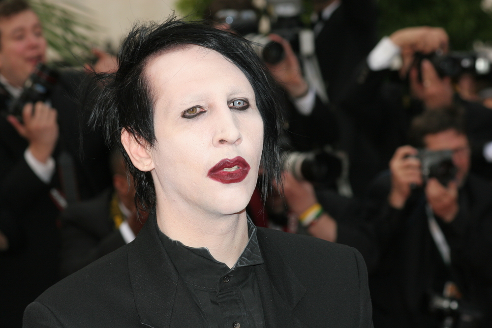 Musician Marilyn Manson attends the 'Selon Charlie' premiere at Cannes Film Festival 2006