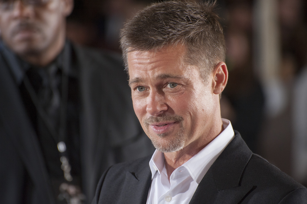 Actor Brad Pitt at a special fan screening for 