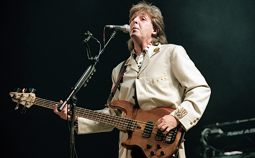Paul McCartney performs at the Fourth of July concert