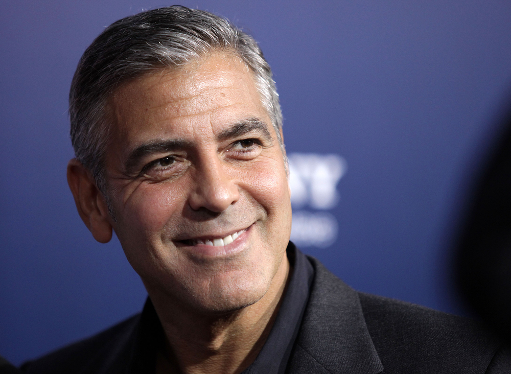 George Clooney arrives to the 