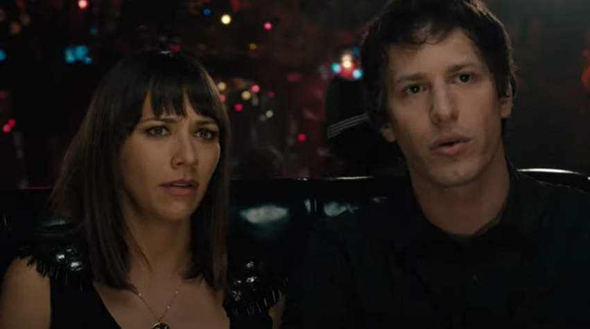 Rashida Jones as Celeste and Andy Samberg as Jesse