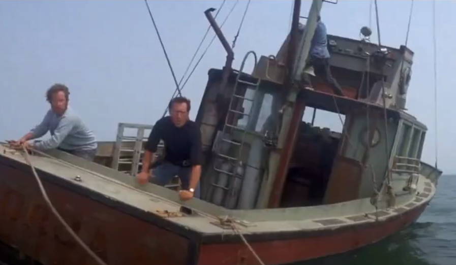 A screenshot of the movie Jaws