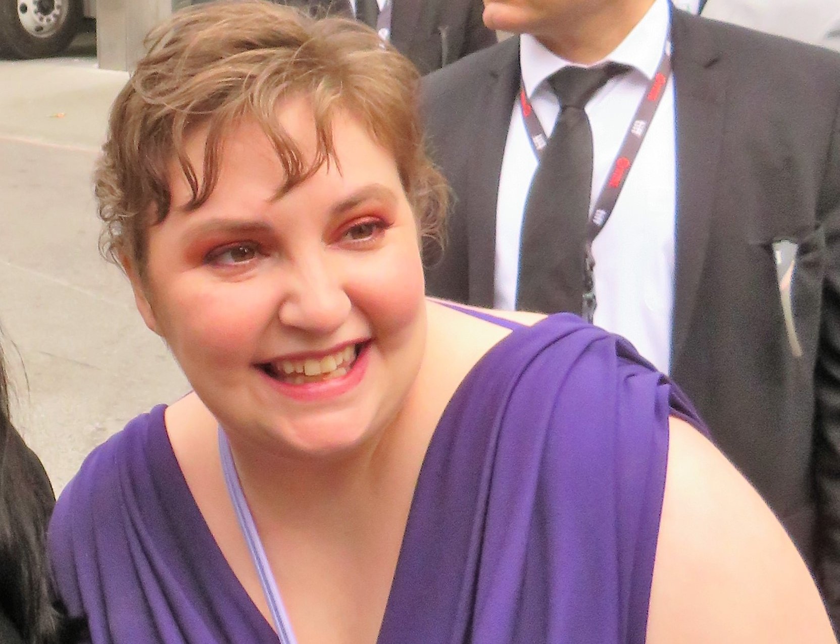 Lena Dunham at a Premiere