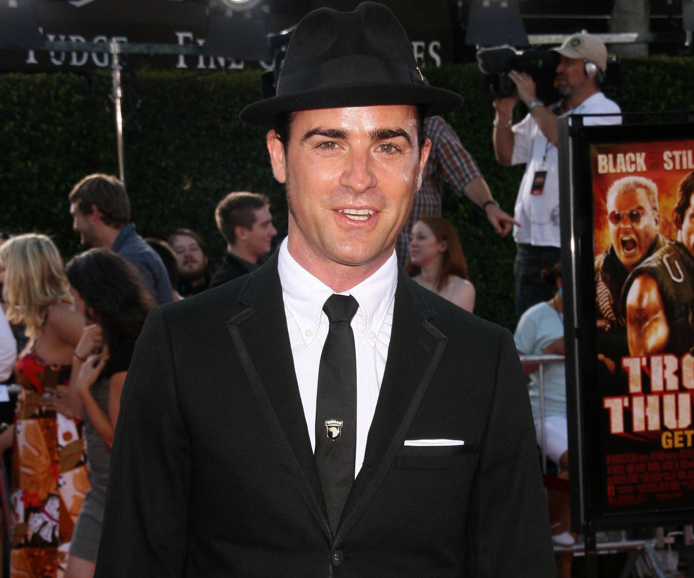 Justin Theroux at the Los Angeles Premiere of 'Tropic Thunder'