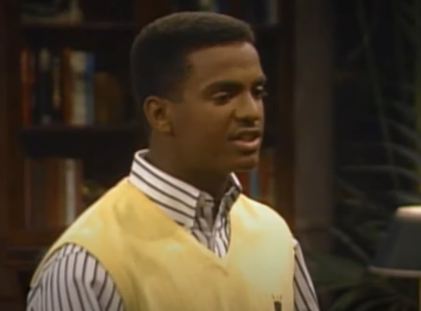 Screenshot from the television sitcom The Fresh Prince of Bel-Air (1990-1996)