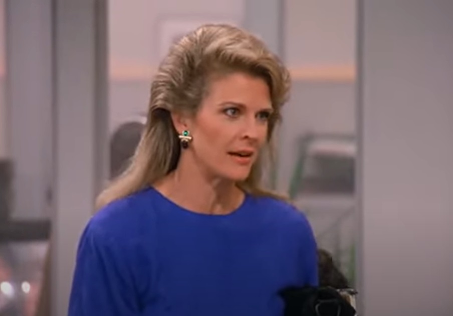 Screenshot from the television sitcom Murphy Brown (1988-1998)