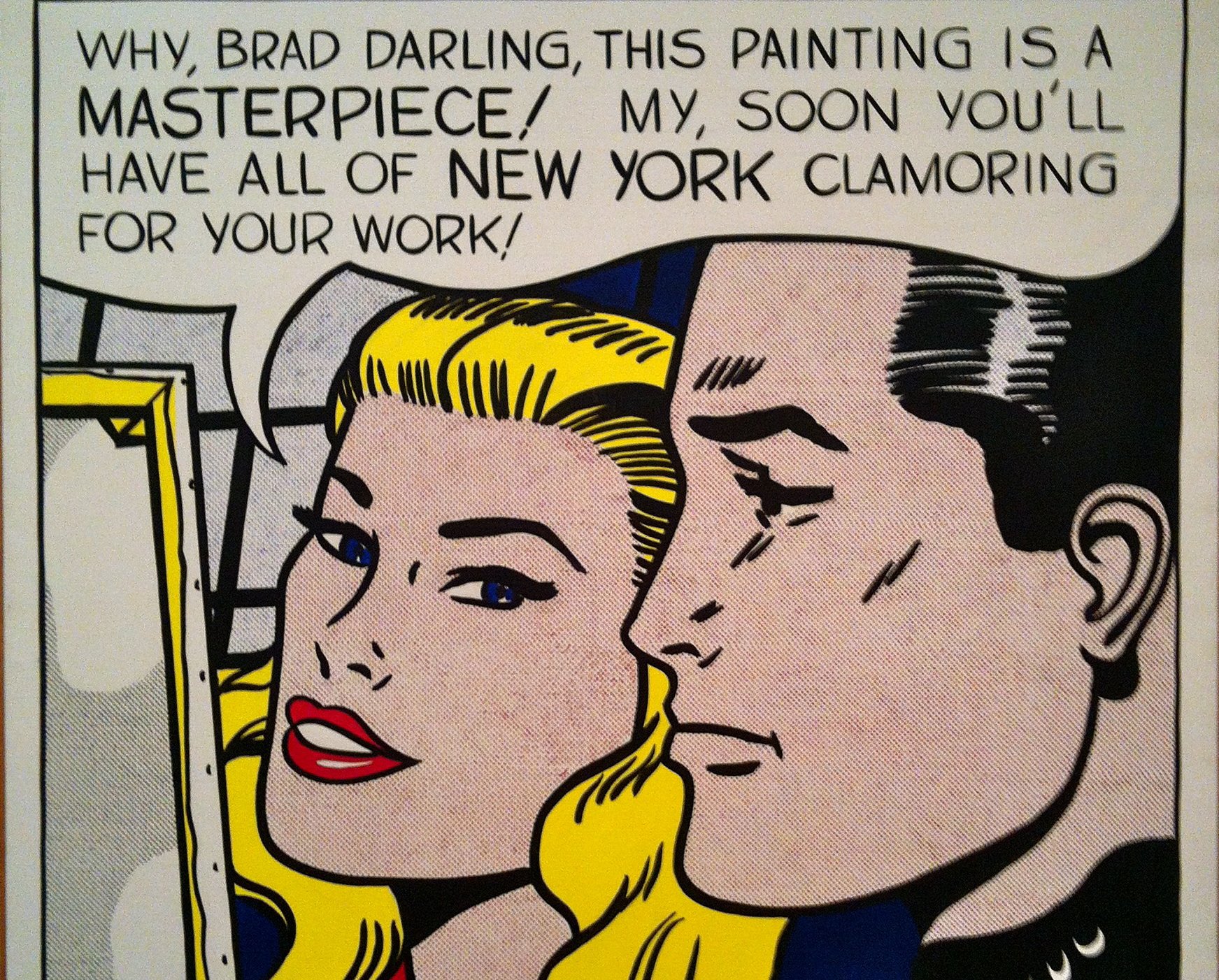 Masterpiece, Roy Lichtenstein, 1962