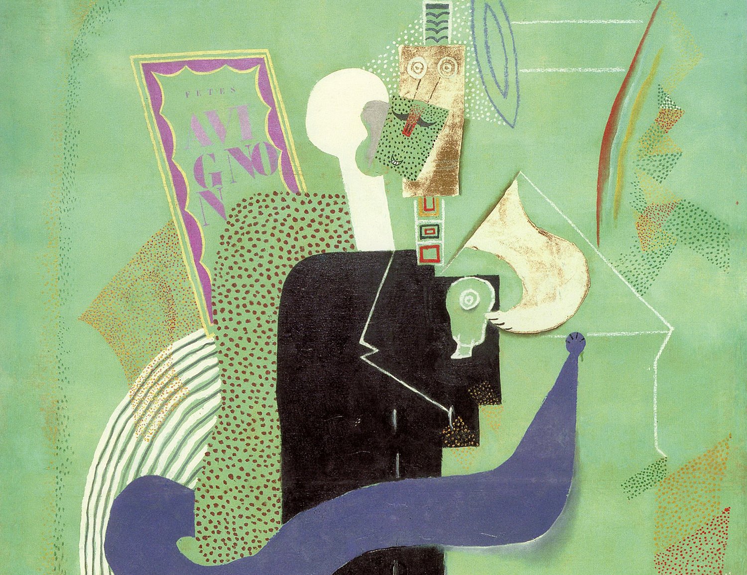 L’Homme Assis Au Verre