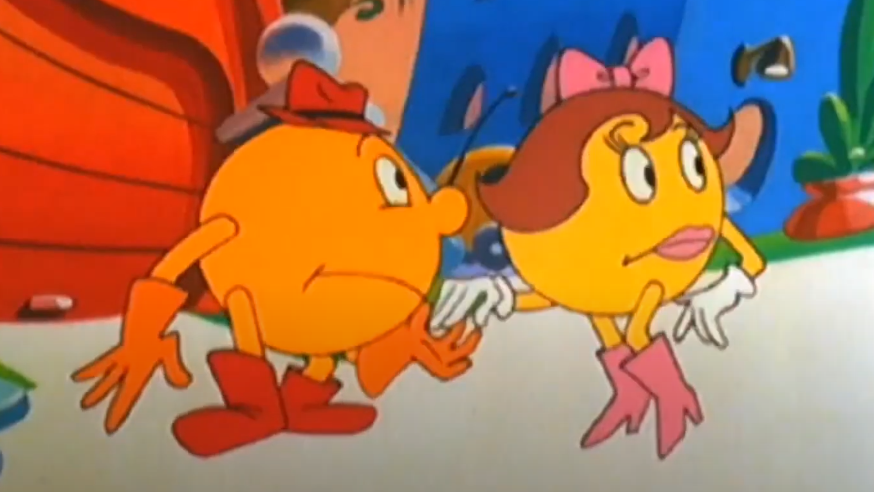 A snapshot of the TV series Pac-Man