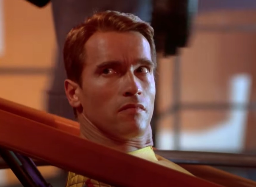 Screenshot from the movie The Running Man (1987)