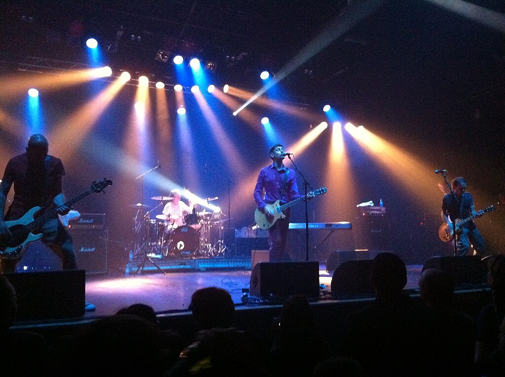 English rock band Jesus Jones perform in Melbourne, Australia