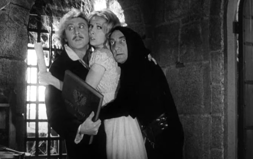 A screenshot of the movie Young Frankenstein
