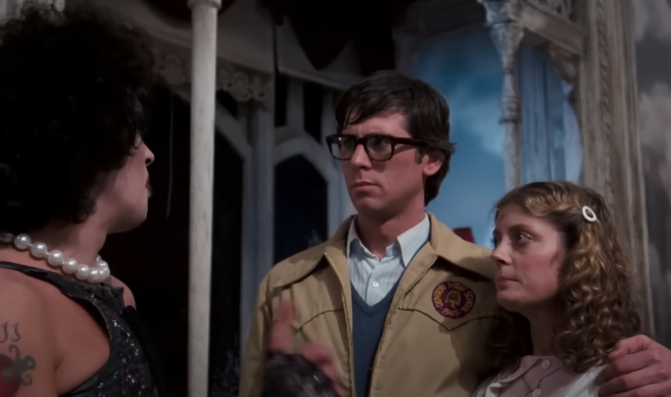 A screenshot of the movie The Rocky Horror Picture Show