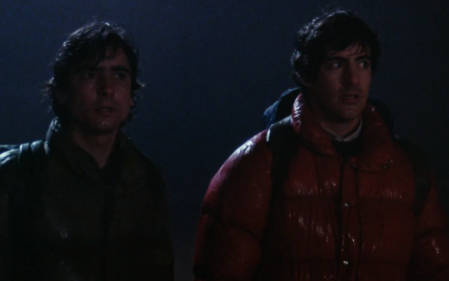 A screenshot of the movie An American Werewolf In London