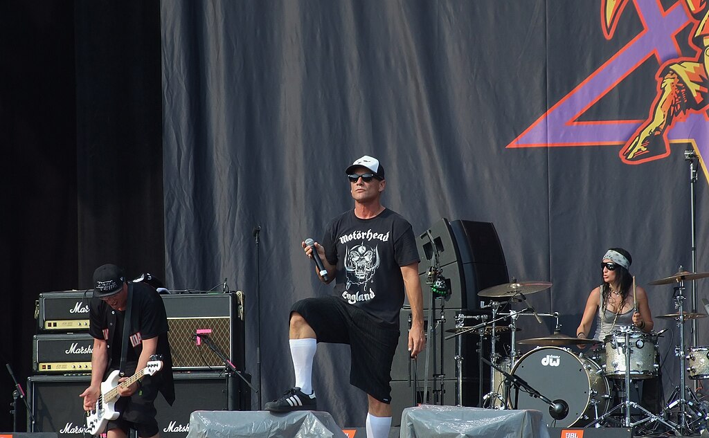 American rock band Ugly Kid Joe performing at Sofia Rocks