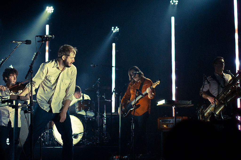 Bon Iver performing in Stockholm, Sweden in 2011