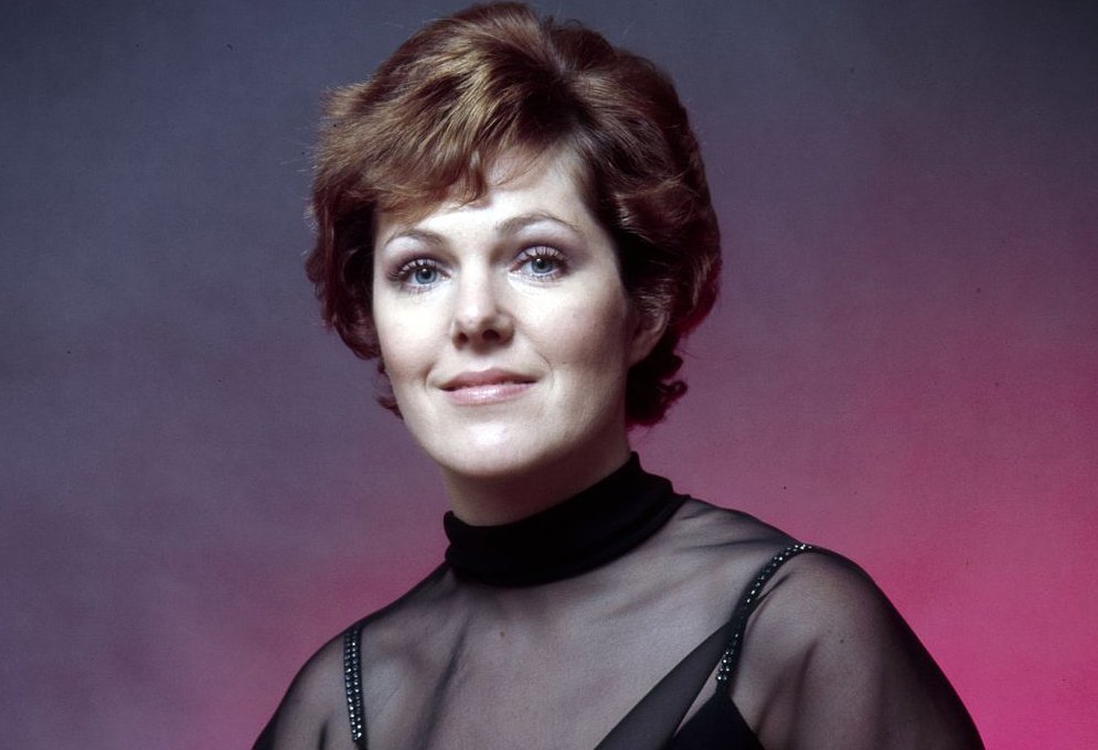 Lynn Redgrave wearing black top