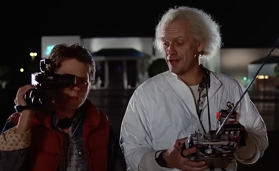 A screenshot of the movie Back To The Future