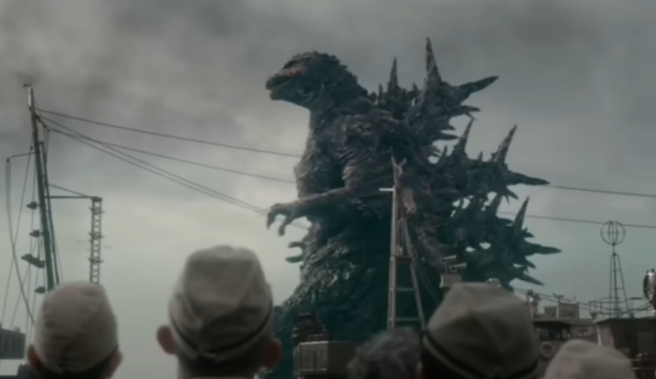 A screenshot of the movie Godzilla Minus One