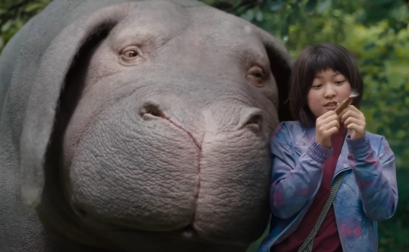 A screenshot of the movie Okja