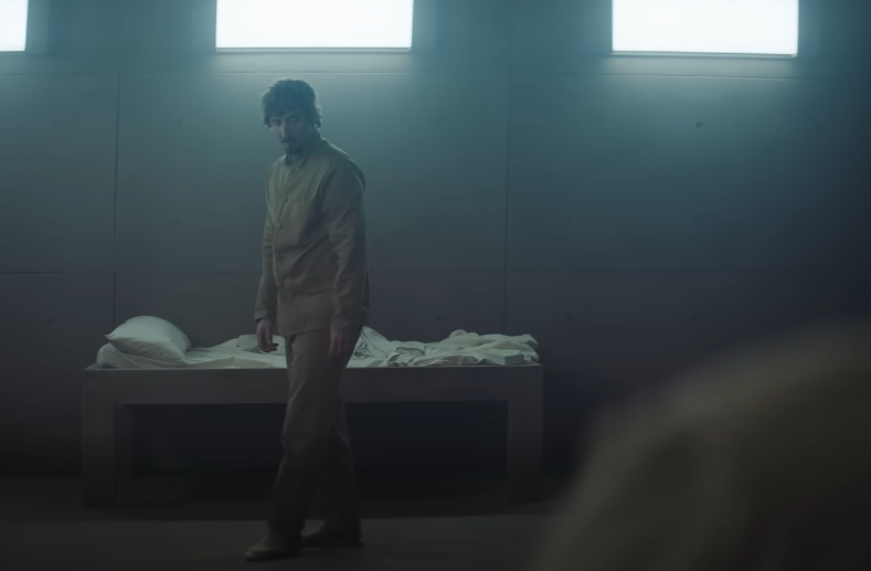 A screenshot of the movie The Platform