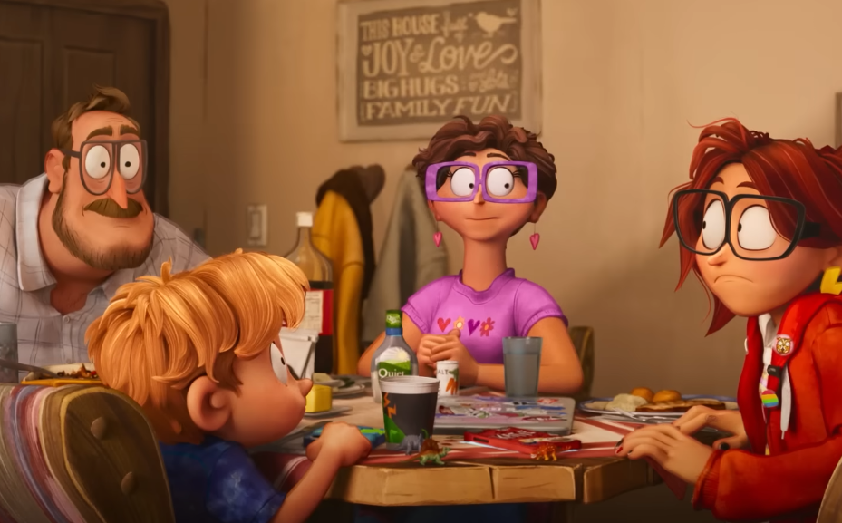 A screenshot of the movie The Mitchells vs. the Machines