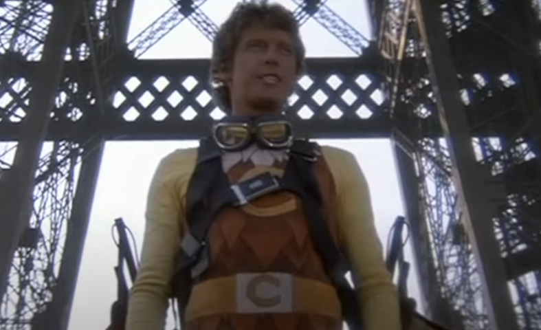 A screenshot of the movie Condorman