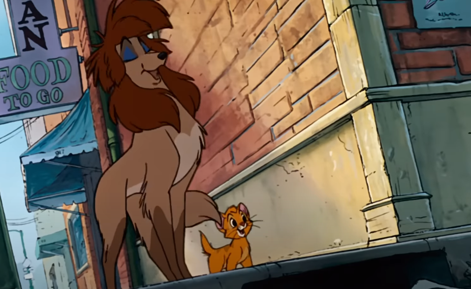 A screenshot of the movie Oliver & Company