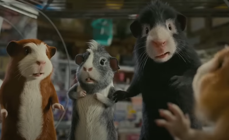 A screenshot of the movie G-Force