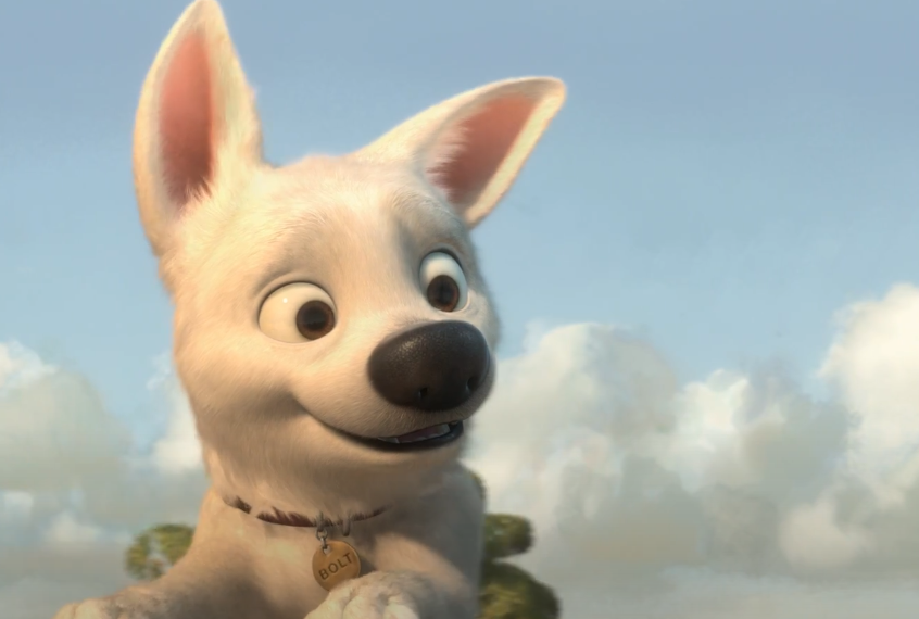 A screenshot of the movie Bolt
