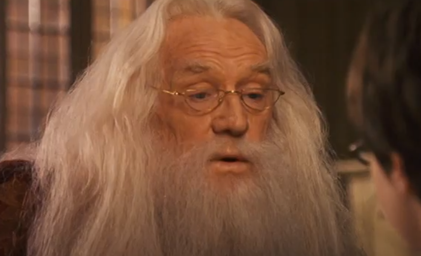 Richard Harris as Albus Dumbledore in Harry Potter
