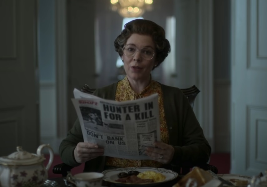 Screenshot from the television series The Crown (2016-2023)