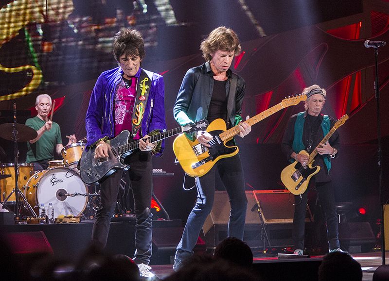 The Rolling Stones performing at Summerfest in Milwaukee in 2015