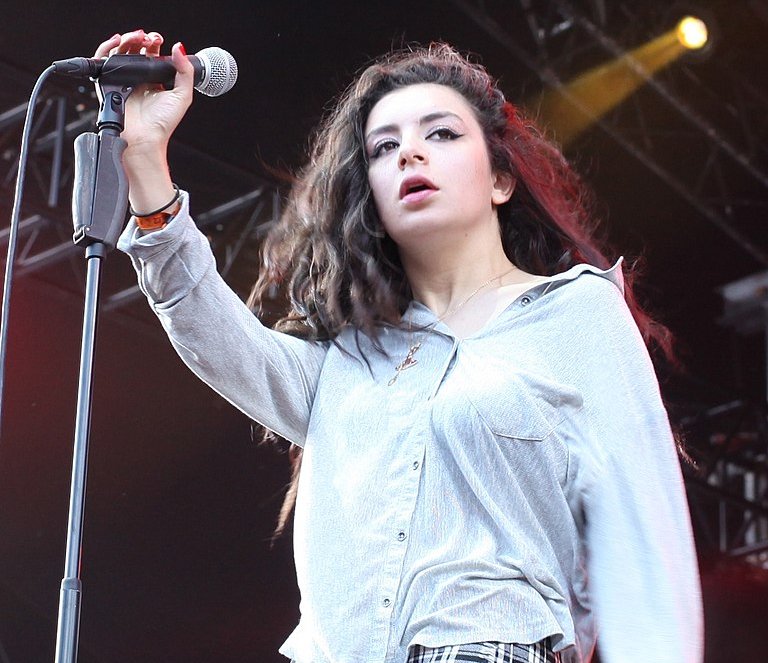 Charli XCX performing at the 2013 Positivus Festival