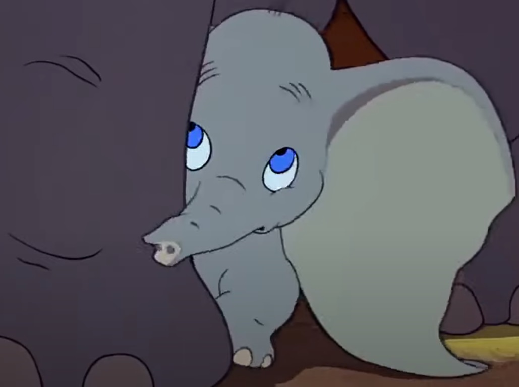 Screenshot from the animated movie Dumbo (1941)
