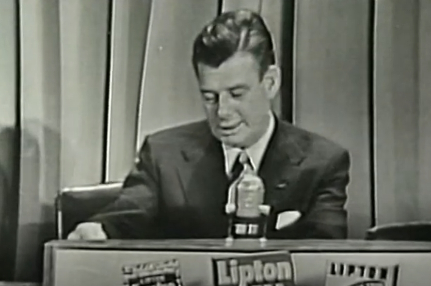 A screenshot of the TV show Talent Scouts