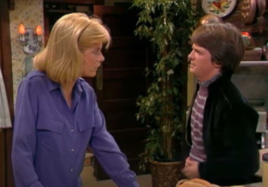 A screenshot of the TV show Family Ties