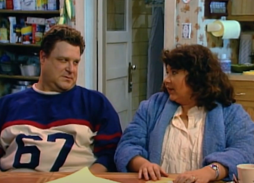 A screenshot of the TV show Roseanne
