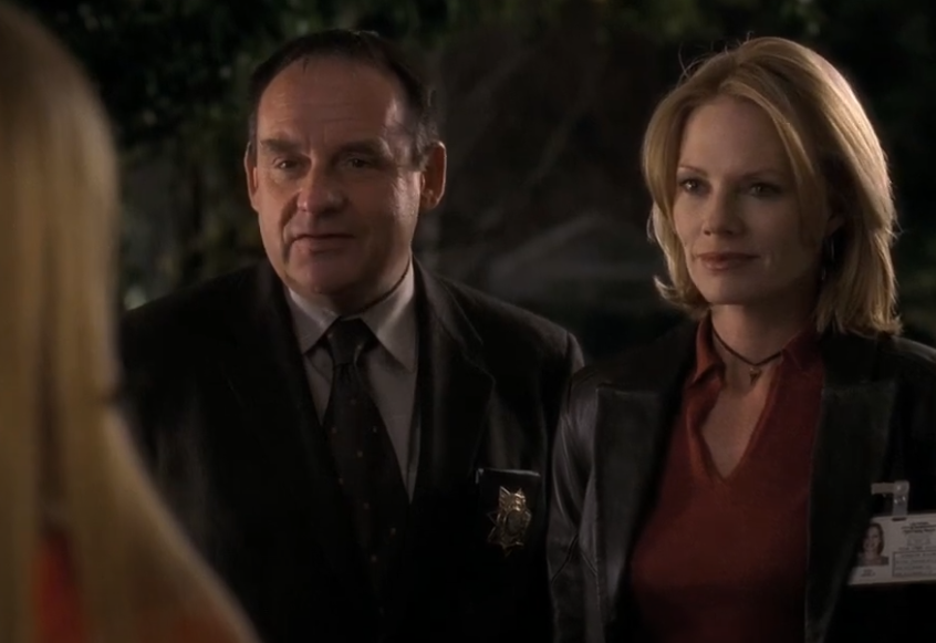 A screenshot of the TV show CSI: Crime Scene Investigation